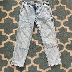 Abercrombie 90s Loose Jeans. Double Knee